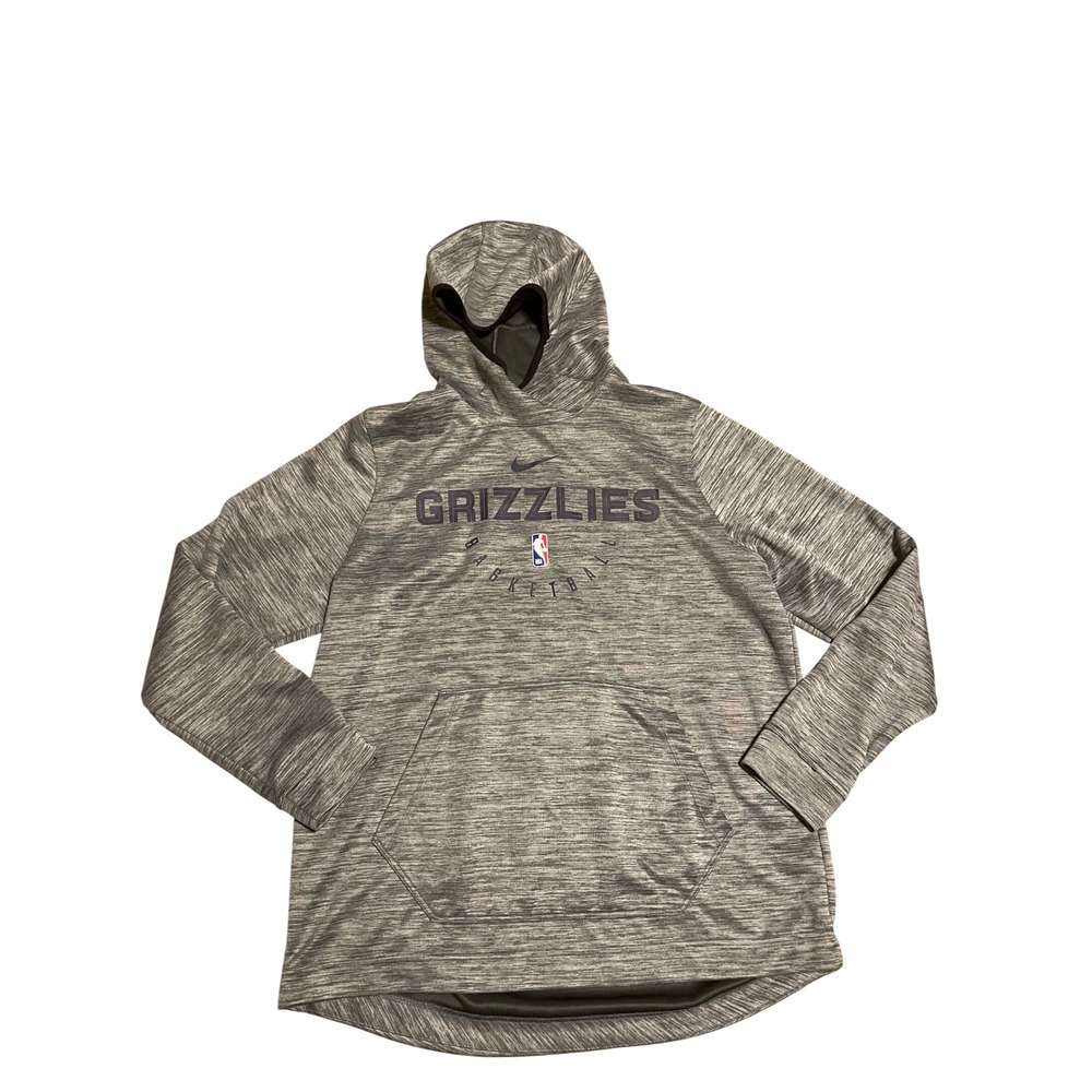 Nike Memphis Grizzlies NBA Basketball Grey Heather Dri-FIT Hoodie XL 940971-091